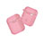 Cover Protettive Skin in Silicone con Moschettone per AirPods Custodia di Ricarica Z04 Rosa