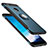 Cover Silicone e Plastica Opaca con Anello Supporto per Xiaomi Mi 5X Blu