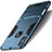 Cover Silicone e Plastica Opaca con Supporto per Apple iPhone Xs Max Blu