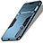 Cover Silicone e Plastica Opaca con Supporto per Huawei P20 Pro Blu