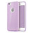 Cover Silicone Morbida Lucido con Foro per Apple iPhone 6S Plus Viola