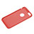 Cover Silicone Morbida Lucido con Foro per Apple iPhone 6S Rosso