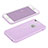 Cover Silicone Morbida Lucido con Foro per Apple iPhone 6S Viola