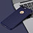 Cover Silicone Morbida Lucido con Foro per Apple iPhone 7 Plus Blu