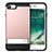 Cover Silicone Morbida Lucido con Supporto per Apple iPhone SE (2020) Rosa
