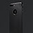 Cover Silicone Morbida Spigato per Apple iPhone 7 Plus Nero