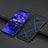 Cover Silicone Morbida Spigato per Huawei Maimang 7 Blu