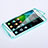 Cover Silicone Trasparente A Flip Morbida per Huawei G Play Mini Cielo Blu