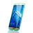 Cover Silicone Trasparente A Flip Morbida per Huawei G9 Plus Cielo Blu