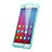 Cover Silicone Trasparente A Flip Morbida per Huawei Honor X5 Cielo Blu