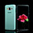 Cover Silicone Trasparente A Flip Morbida per Samsung Galaxy A3 SM-300F Blu