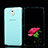 Cover Silicone Trasparente A Flip Morbida per Samsung Galaxy Note 3 N9000 Cielo Blu