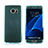 Cover Silicone Trasparente A Flip Morbida per Samsung Galaxy S7 Edge G935F Cielo Blu