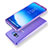 Cover Silicone Trasparente A Flip Morbida per Samsung Galaxy S8 Plus Viola