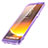 Cover Silicone Trasparente A Flip Morbida per Samsung Galaxy S8 Viola