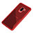 Cover Silicone Trasparente Laterale per Samsung Galaxy A8+ A8 Plus (2018) Duos A730F Rosso