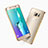 Cover Silicone Trasparente Laterale per Samsung Galaxy S6 Edge SM-G925 Oro