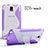 Cover Silicone Trasparente Morbida S-Line con Supporto per Samsung Galaxy Note 3 N9000 Viola