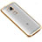 Cover Silicone Trasparente Opaca Laterale per Huawei GX8 Oro