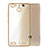 Cover Silicone Trasparente Opaca Laterale per Huawei P8 Lite Smart Oro
