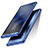 Cover Silicone Trasparente Opaca Laterale per Samsung Galaxy Note 8 Blu