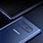 Cover Silicone Trasparente Opaca Laterale R02 per Samsung Galaxy Note 8 Duos N950F Blu