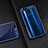 Cover Silicone Trasparente Specchio Laterale 360 Gradi per Huawei Honor 9 Premium Blu