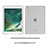 Cover Silicone Trasparente Ultra Slim Morbida per Apple New iPad 9.7 (2017) Chiaro