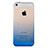 Cover Silicone Trasparente Ultra Slim Morbida Sfumato per Apple iPhone 5 Blu