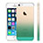 Cover Silicone Trasparente Ultra Slim Morbida Sfumato per Apple iPhone 5 Verde