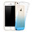 Cover Silicone Trasparente Ultra Slim Morbida Sfumato per Apple iPhone 5S Blu