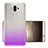 Cover Silicone Trasparente Ultra Slim Morbida Sfumato per Huawei Mate 9 Viola