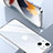 Cover Silicone Trasparente Ultra Sottile Morbida A04 per Apple iPhone 13 Chiaro
