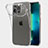 Cover Silicone Trasparente Ultra Sottile Morbida A06 per Apple iPhone 13 Pro Max Chiaro