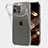 Cover Silicone Trasparente Ultra Sottile Morbida A06 per Apple iPhone 14 Pro Max Chiaro