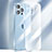 Cover Silicone Trasparente Ultra Sottile Morbida A08 per Apple iPhone 13 Pro Max Chiaro