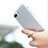 Bianco Cover Silicone Trasparente Ultra Sottile Morbida con Anello Supporto per Apple iPhone 8 Plus Bianco
