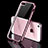 Cover Silicone Trasparente Ultra Sottile Morbida H01 per Apple iPhone 5S Rosa