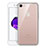 Cover Silicone Trasparente Ultra Sottile Morbida H01 per Apple iPhone SE (2020) Grigio