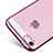 Cover Silicone Trasparente Ultra Sottile Morbida H01 per Apple iPhone SE Rosa