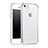 Cover Silicone Trasparente Ultra Sottile Morbida H02 per Apple iPhone 5 Chiaro