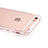 Cover Silicone Trasparente Ultra Sottile Morbida H04 per Apple iPhone 6 Chiaro