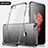 Cover Silicone Trasparente Ultra Sottile Morbida H04 per Apple iPhone SE3 2022 Grigio