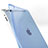 Cover Silicone Trasparente Ultra Sottile Morbida per Apple iPad 2 Cielo Blu
