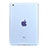 Cover Silicone Trasparente Ultra Sottile Morbida per Apple iPad Mini 3 Cielo Blu