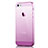 Cover Silicone Trasparente Ultra Sottile Morbida per Apple iPhone 5 Rosa Caldo