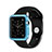 Cover Silicone Trasparente Ultra Sottile Morbida per Apple iWatch 42mm Blu