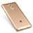 Cover Silicone Trasparente Ultra Sottile Morbida per Huawei Enjoy 6S Oro