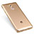 Cover Silicone Trasparente Ultra Sottile Morbida per Huawei Honor 6C Oro