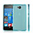Cover Silicone Trasparente Ultra Sottile Morbida per Microsoft Lumia 650 Blu